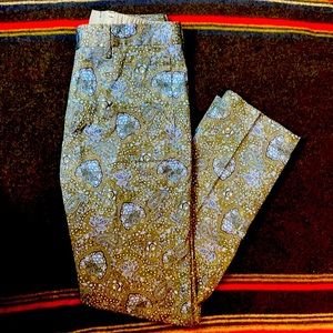 Bonobos Blue Paisley Slim Fit Dress Pants Size 30W 30L